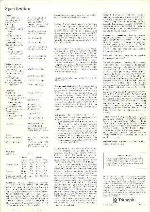 Triumph Stag  (R&uuml;ckseite)